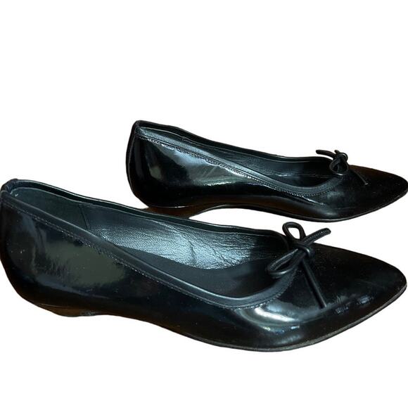 Sky brand black patent leather flats size 6.5 medium - Picture 3 of 10